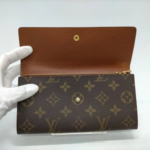 Authentic Louis Vuitton Monogram Leather Wallet mn332-120625 - Picture 5 of 9
